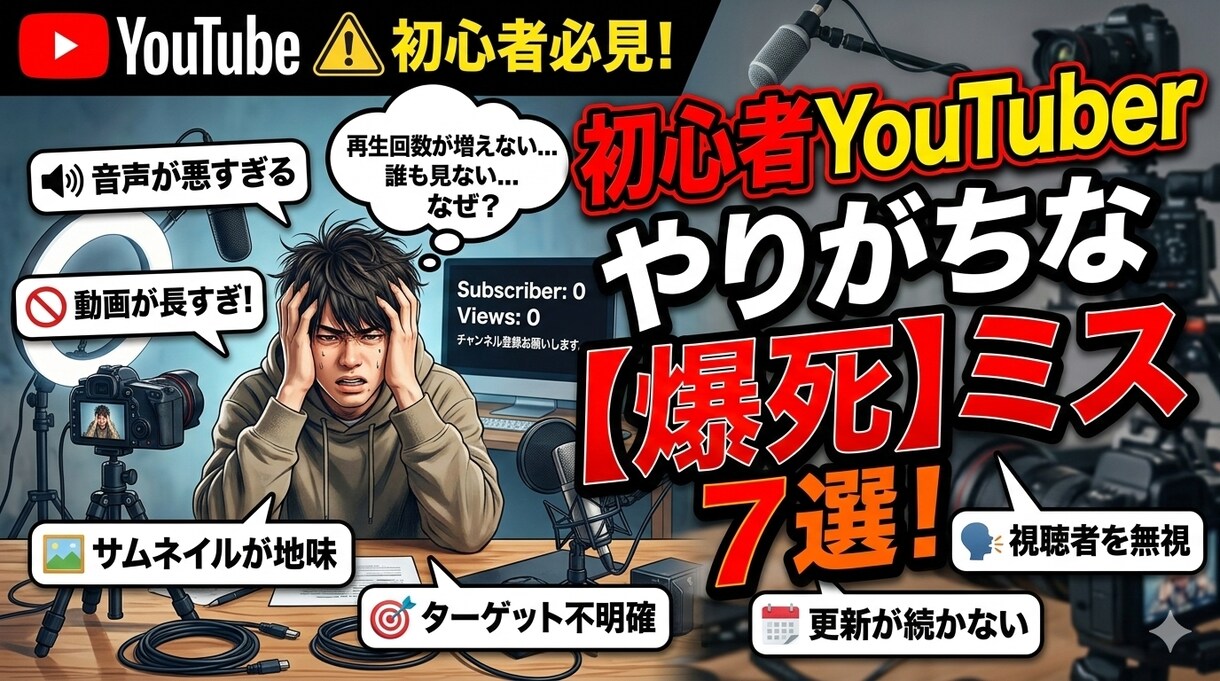 YouTubeサムネを2000円で作成します 伝わる・目立つ・高品質なサムネ制作 イメージ3