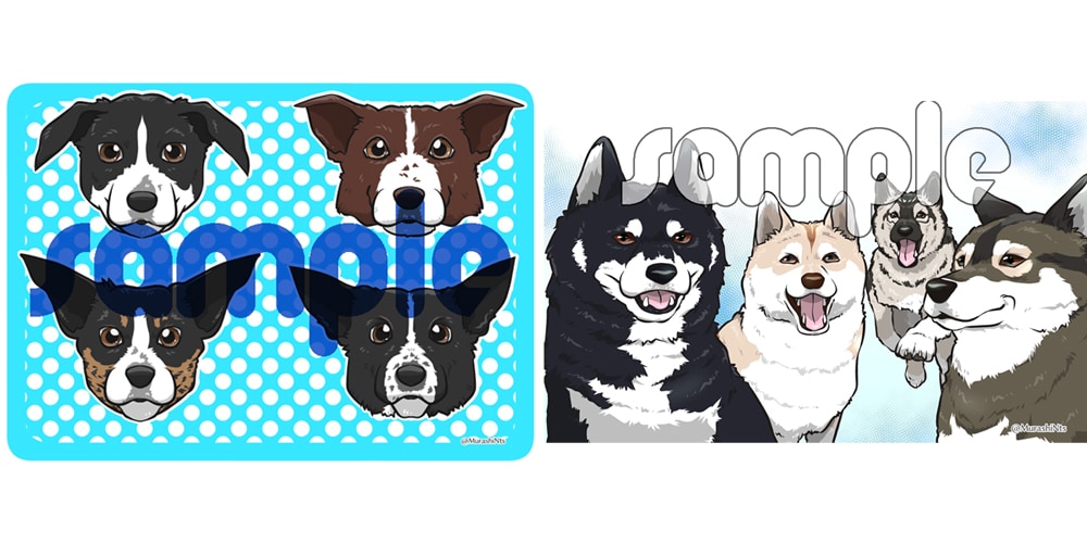 ペットや動物のポップなイラスト描きます 印刷向きの解像度（350dpi他）でイラストを提供します イメージ5