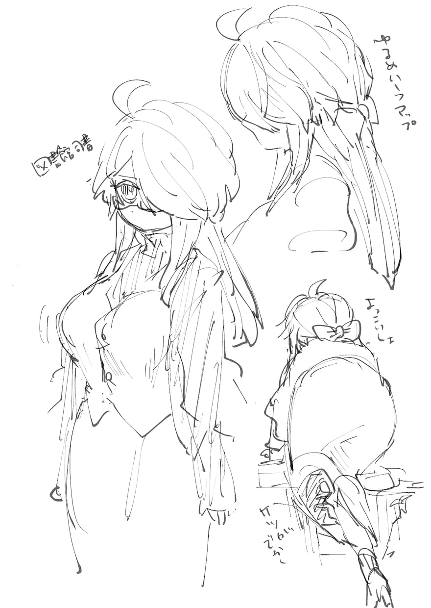 やわらかお肉の女の子描きます 触れたくなるようなむっちりふわふわの女の子描きます イメージ3