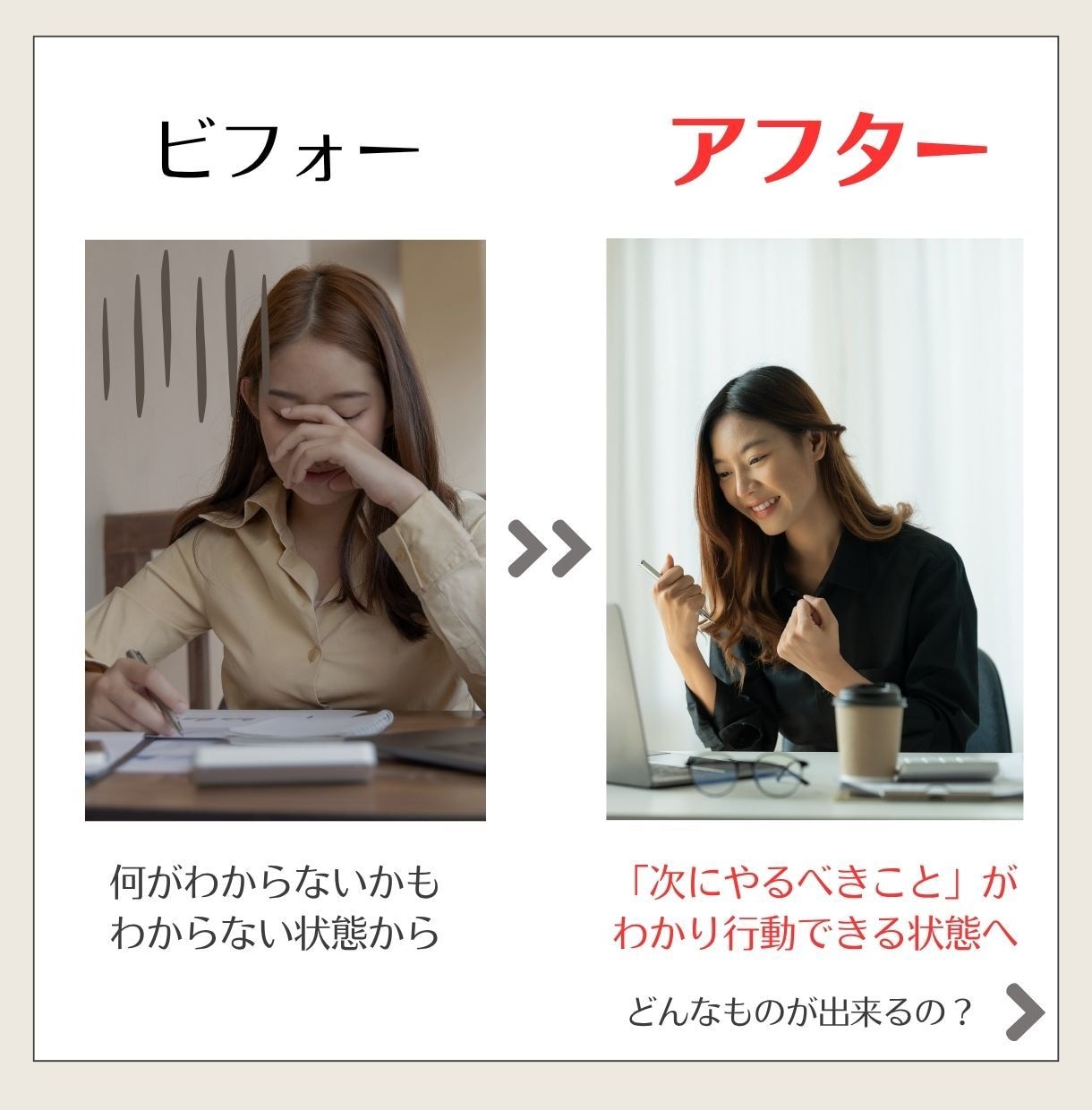 事業やサービスの考えを見える化します 商品・発信・事業の方向性を整理します イメージ7