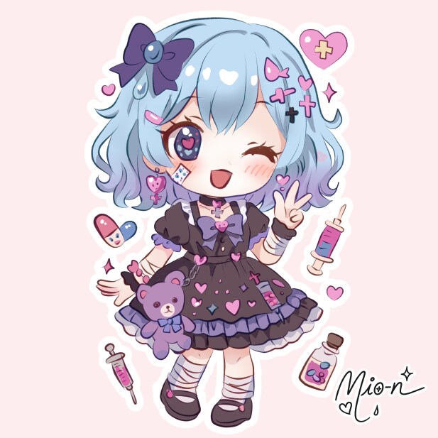 ふんわり可愛いSDキャラを制作します かわいいをぎゅっと詰めこんだ、あなただけのちびキャラ イメージ1