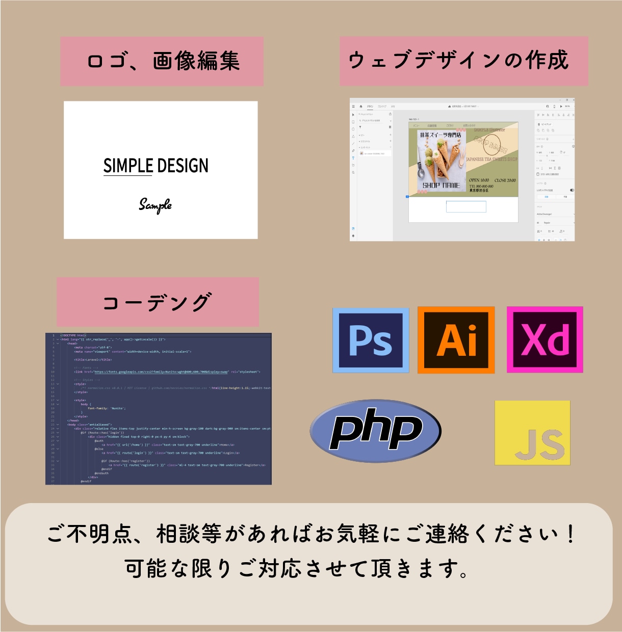 企業、個人事業様向けホームページ制作致します プロジェクトを立ち上げ、日本復興！ イメージ7