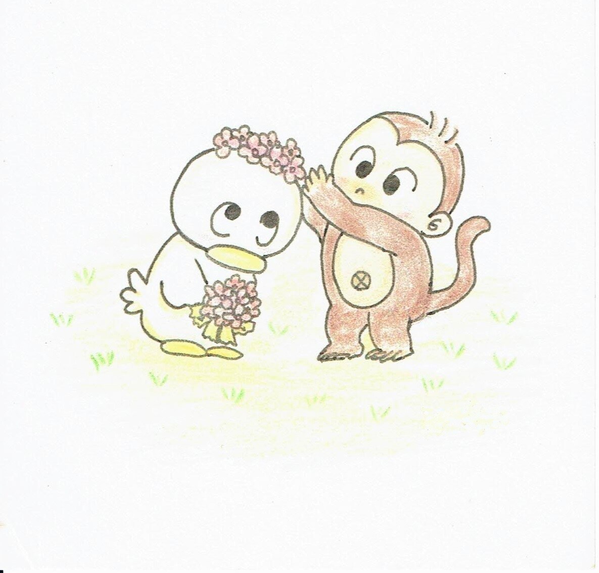 母娘で描く！ほんわかできる手描きイラスト提供します ほんのりノリン＆てんやわんヤッチ！母娘下手上手イラストです！ イメージ2