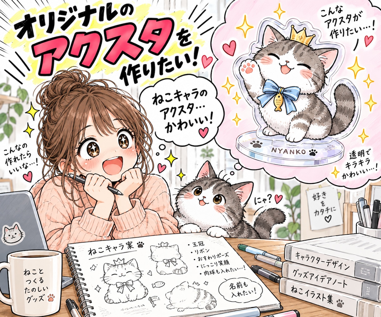 オリジナルのアクスタ制作用データを作成します あなたの好きを、カタチに！アクスタの印刷用データ作成サービス イメージ1