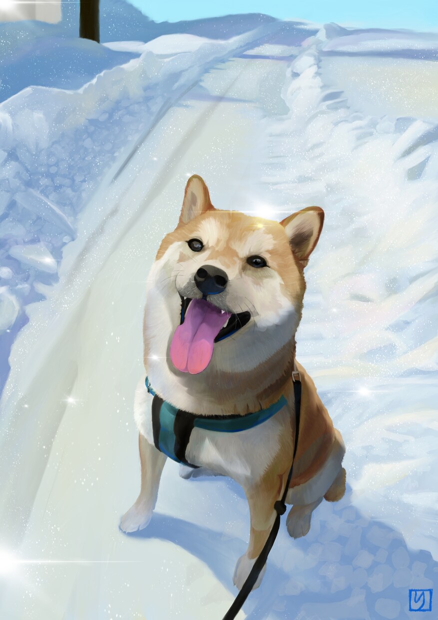 大切なペットのイラストを作成します 写真を形にしませんか？色鮮やかで細かいタッチのイラスト作成 イメージ4