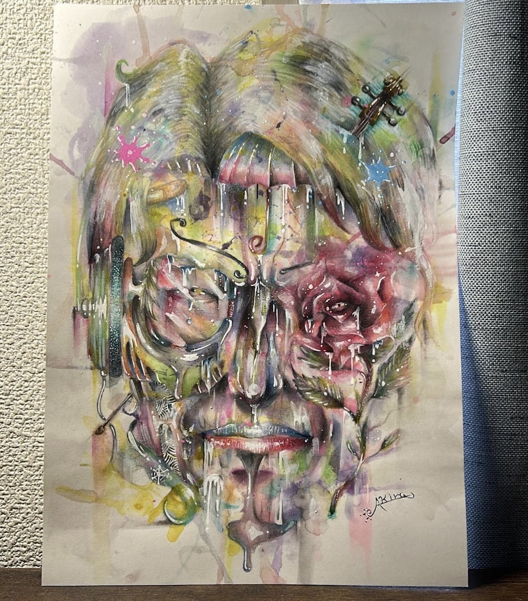 今までにない独特な世界観の絵を描きます パンチのあるこれまでに無い特徴的な絵を求める方向け イメージ2