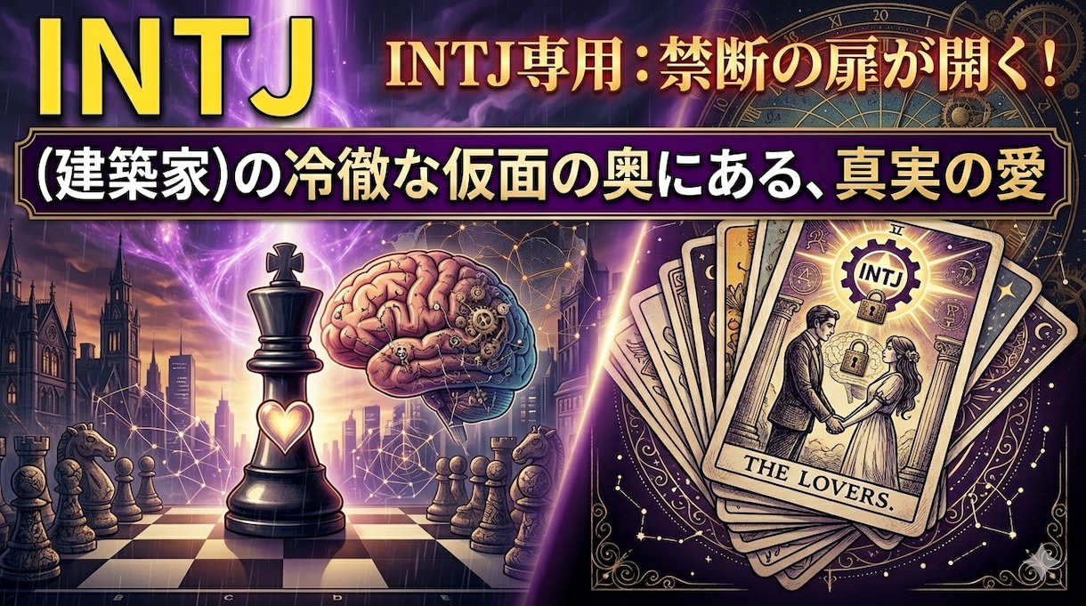 INTJの恋愛を「成功」へ導く攻略法を教えます その恋を単なる「偶然」から「確信」へと変える。 イメージ1