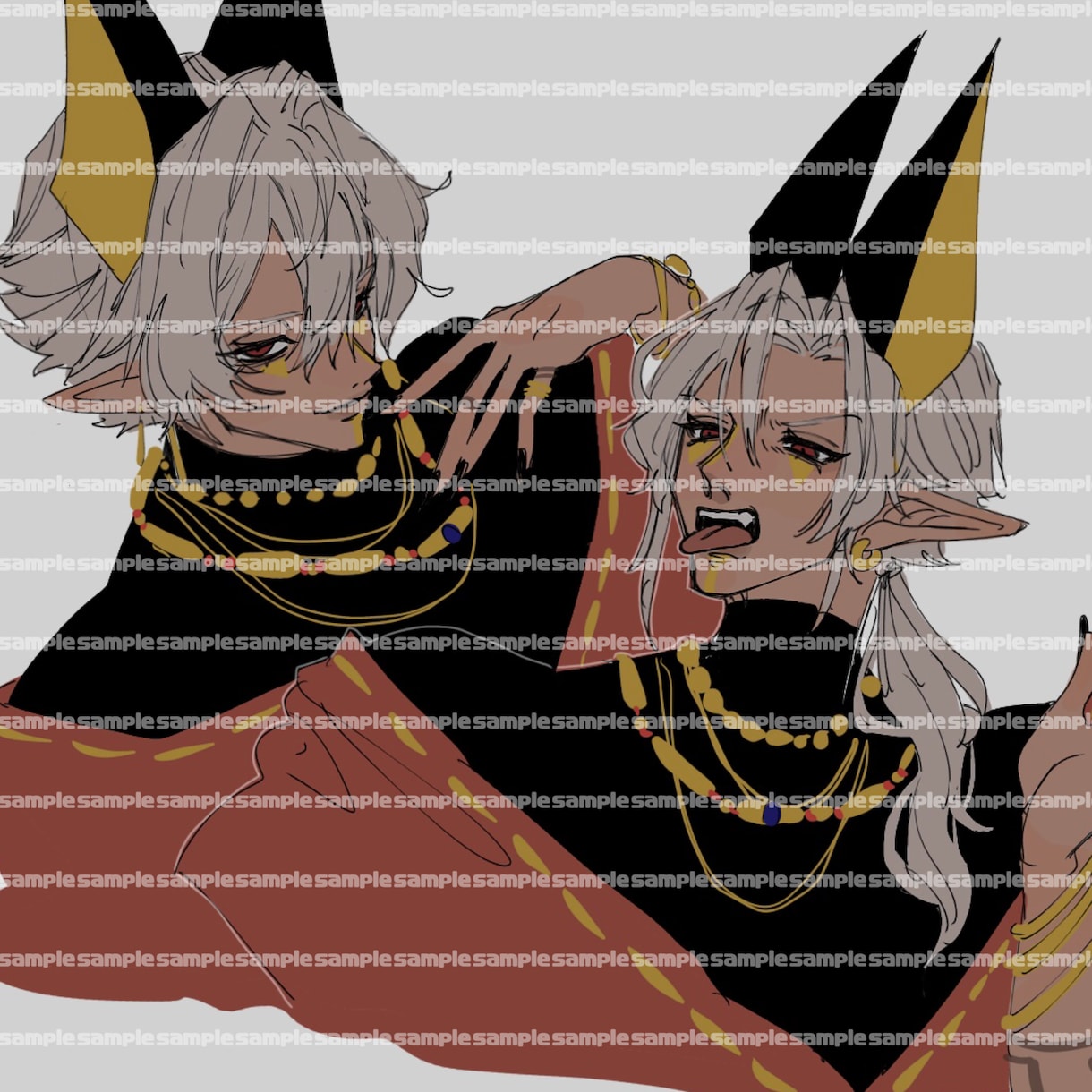 受付中♪イラスト2.500~ 描きます ラフなイラストをお求めの方向けです♪ イメージ3