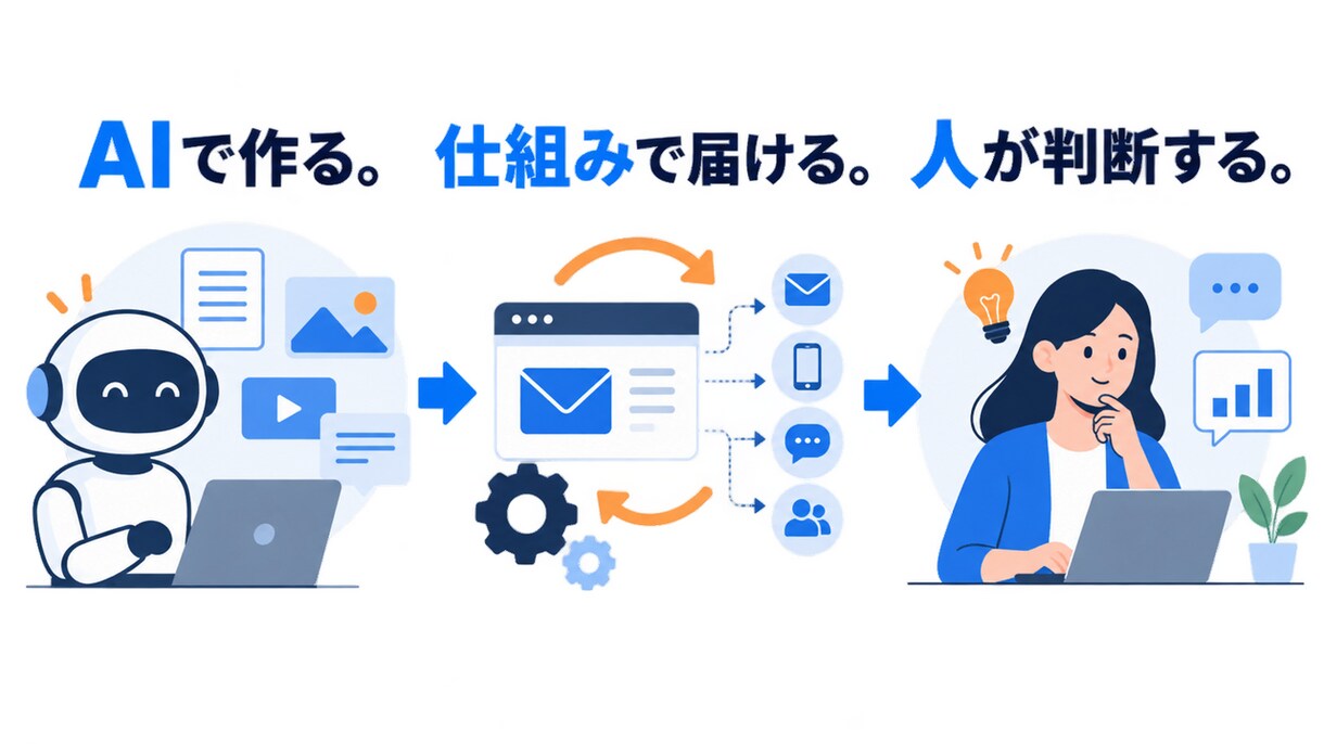 AI活用でWeb集客をラクにする方法をお伝えします 一人起業家・個人事業主向け｜発信・リサーチ・集客導線を効率化 イメージ2