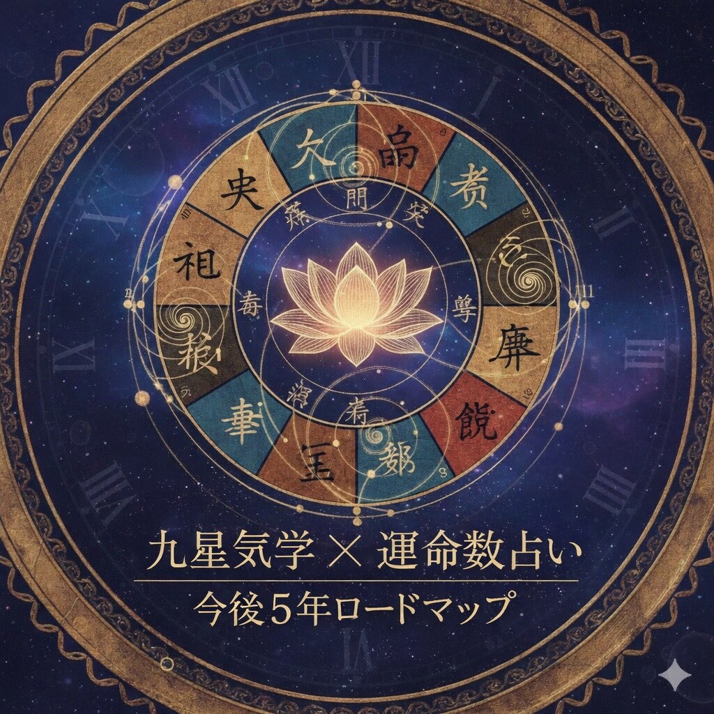 九星気学✖️運命数の究極融合占いをします 星の巡りと数字の真理で、あなたの運命を劇的に好転させる イメージ1