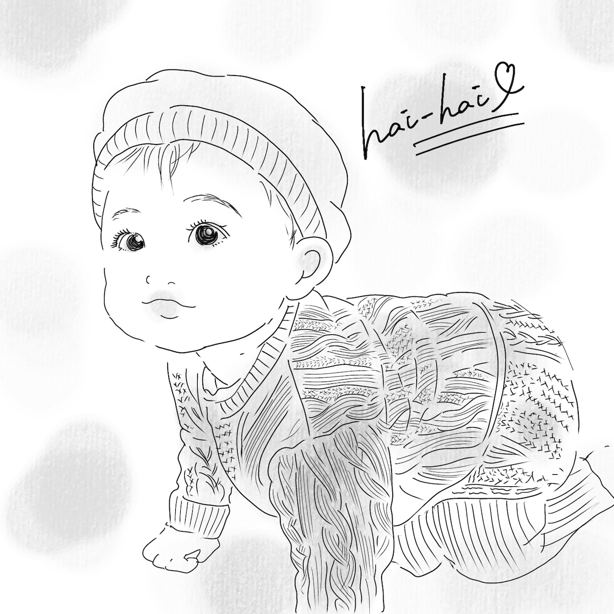期間限定価格✧︎ゆるふわ似顔絵描いてます 記念日や行事に♡ほんわか似顔絵＆おしゃれ線画を限定価格で⭐︎ イメージ8