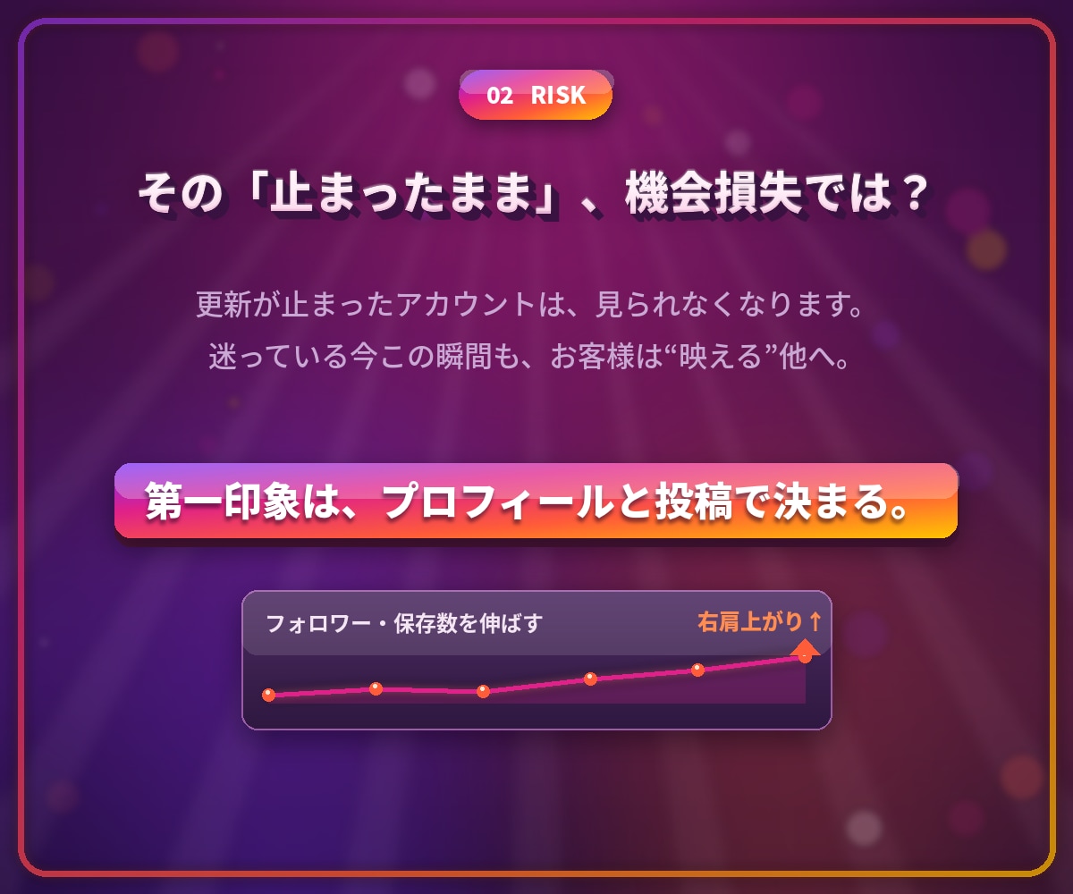 プロがInstagramをまるごと運用代行します 投稿画像もリールも、企画から制作・投稿まで丸投げでおまかせ イメージ3