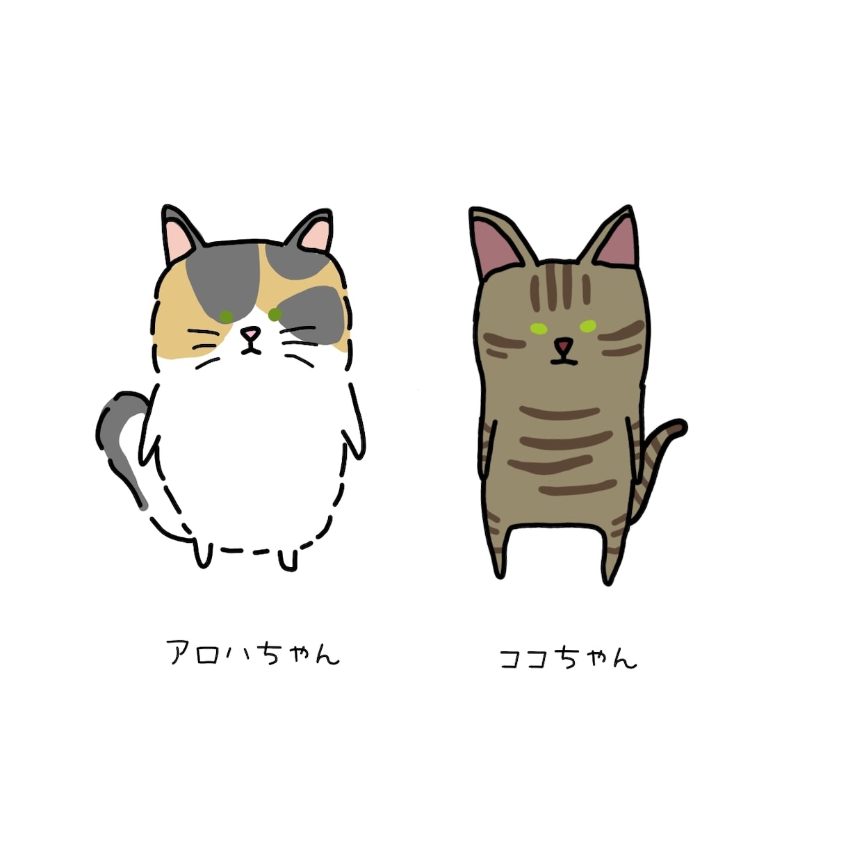 ゆるくてかわいいイラストやアイコン描きます お子様や愛するペットをアイコンにしませんか？ イメージ3