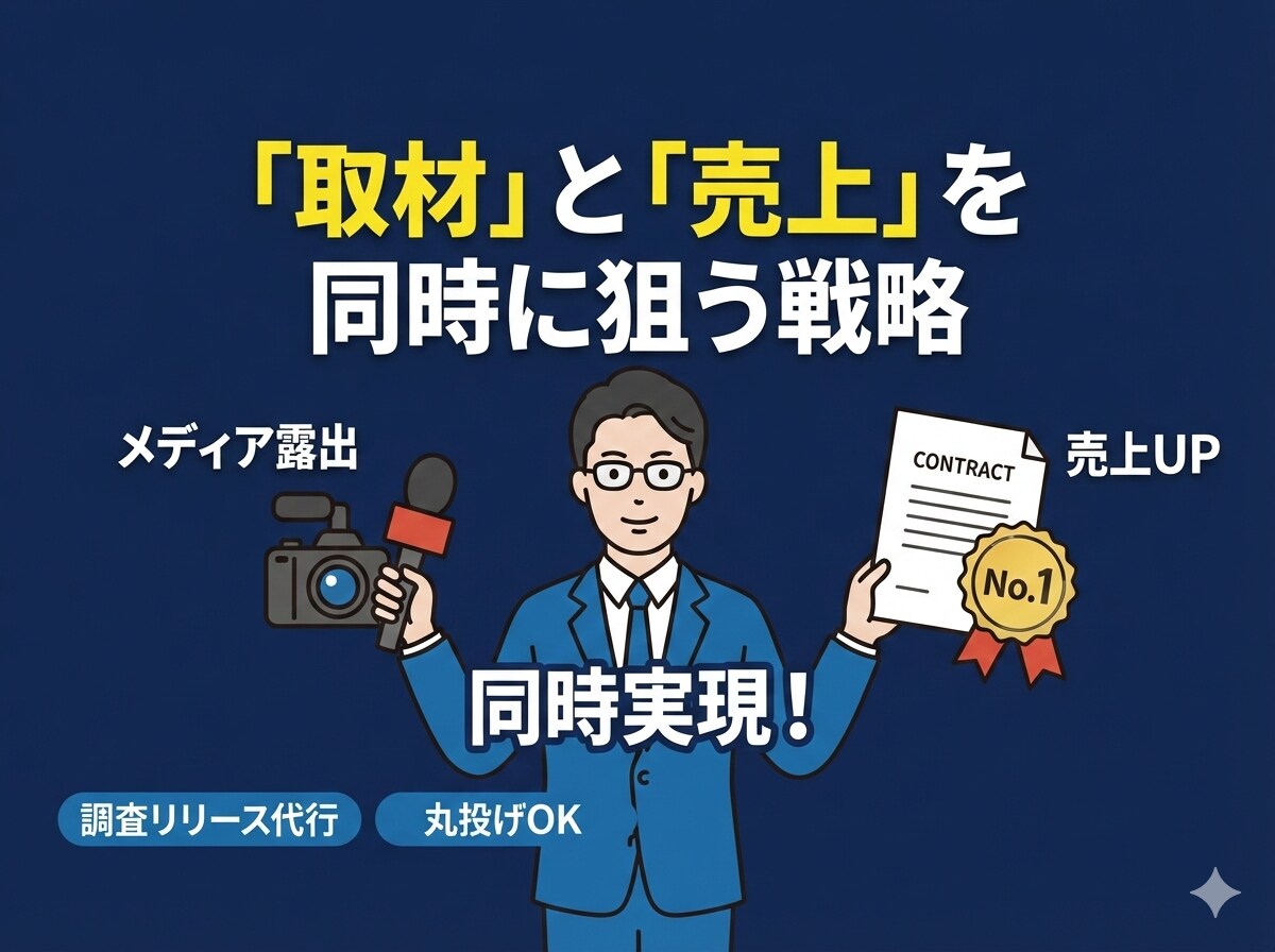 調査プレスリリースの企画配信一括代行します メディアが飛びつくプレスリリースの企画〜作成まで丸投げOK イメージ5