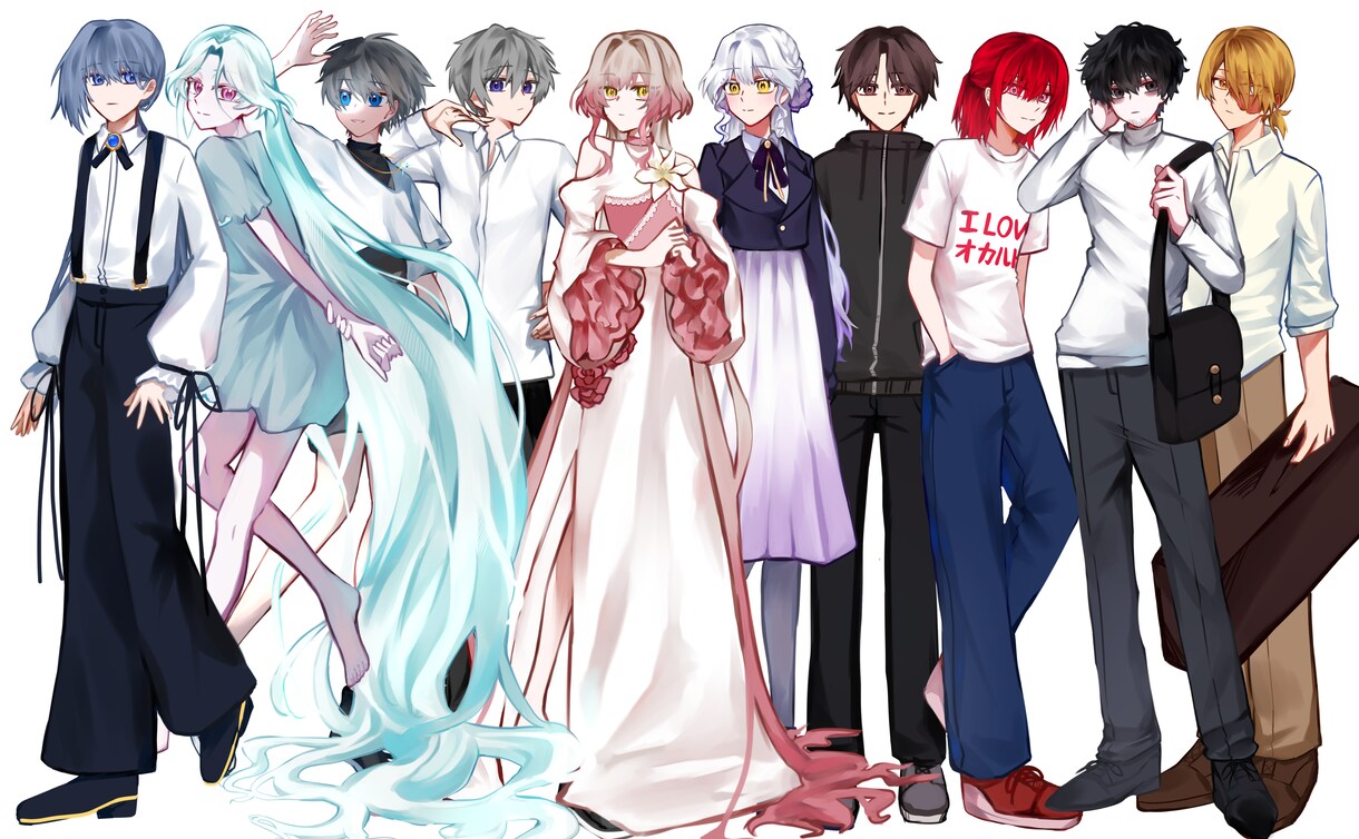 立ち絵イラストを制作します 5日〜1週間以内に納品可能です イメージ2