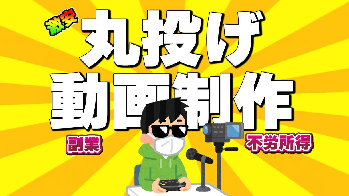 完全丸投げOK! 1から自動で動画作成します ランキング,解説，〇選動画　など幅広く編集します！ イメージ1