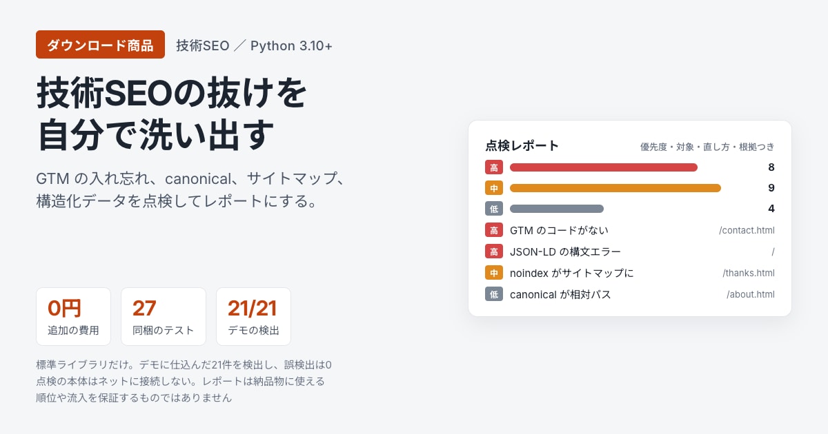 GA4・GTM・サーチコンソールを点検します 設定漏れと二重計測の疑いを、直し方つきでレポートにします イメージ2