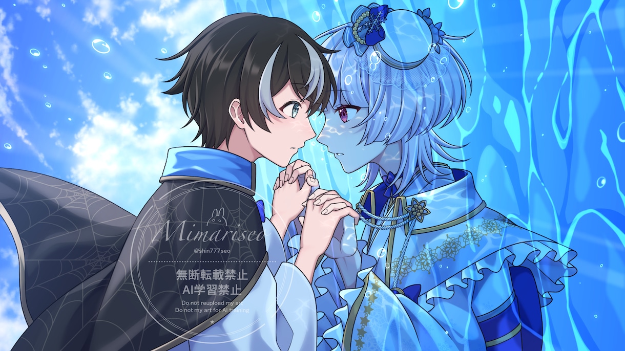 １枚絵・アイコン等◆生き生きしたイラスト描きます キラキラとした表情のキャラクターデザインが得意です！ イメージ2