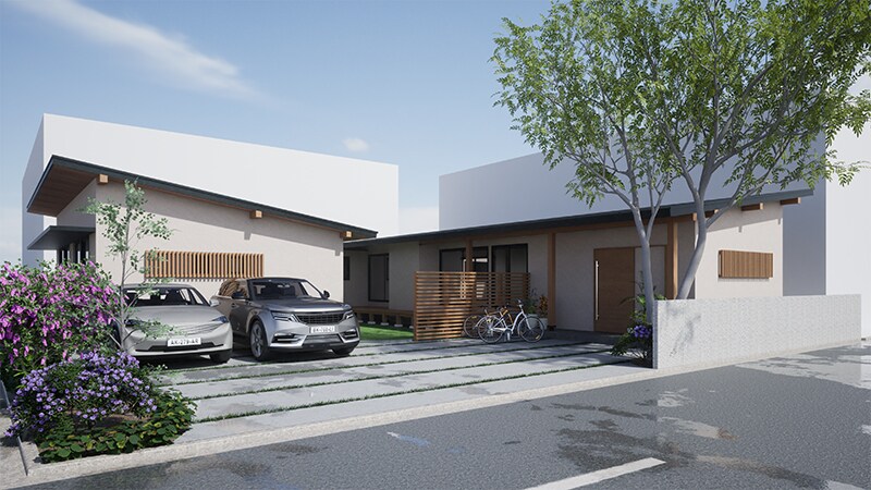 建築パースの作成承ります 建築パースを作成で受注確率上昇、コスト削減。 イメージ2