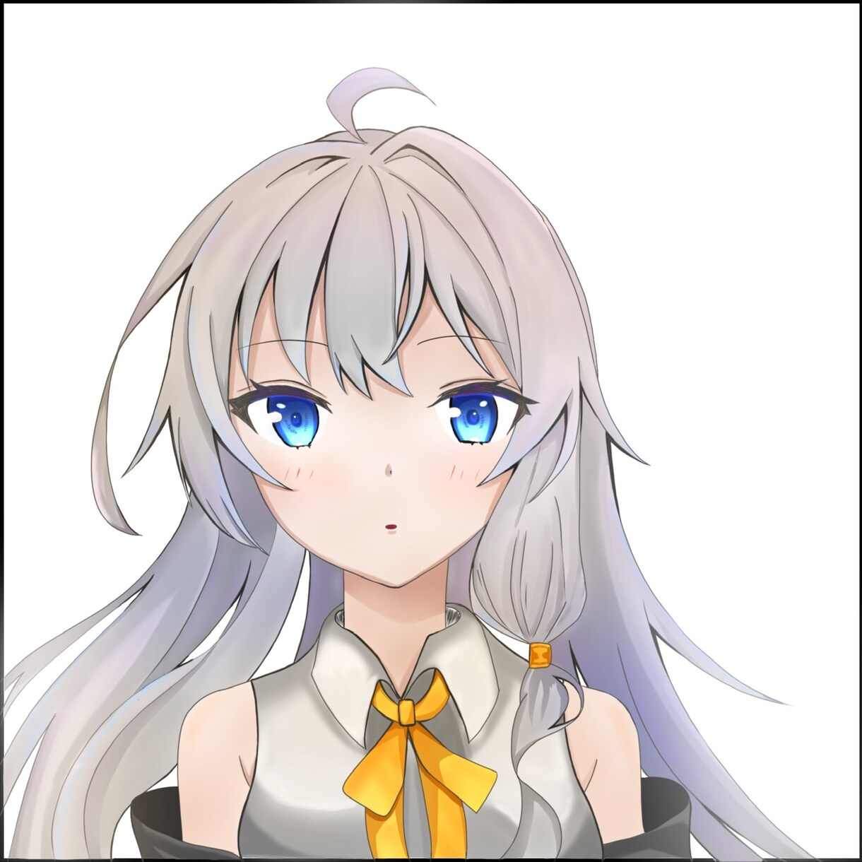 女の子イラストを購入日にお渡しします SNSアイコン、その他動画のサムネ等に使えます イメージ2