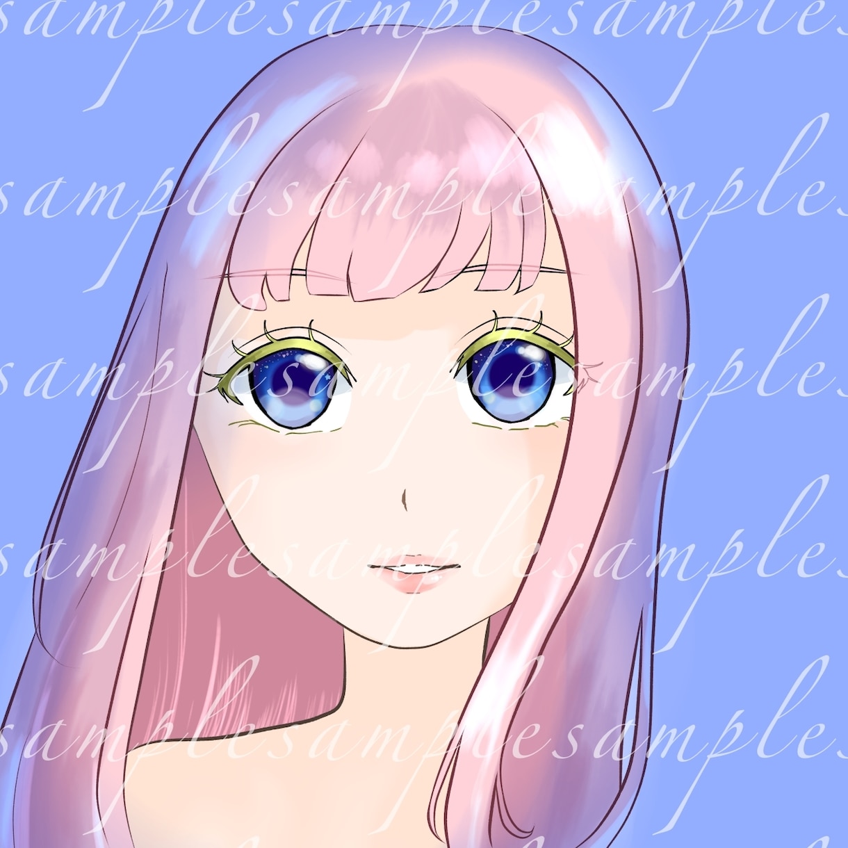 アニメタッチのSNSのアイコン制作します 可愛いSNSアイコン！オリジナルキャラで個性的に！ イメージ1