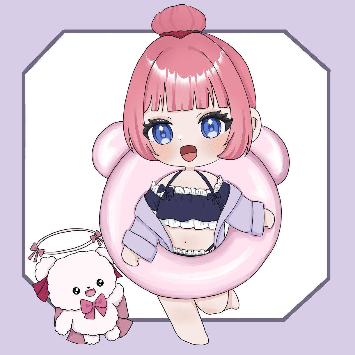 実績多数◎ふわふわ！かわいい女の子描きます 透明感ときらめきを詰め込んだ記念イラストならお任せください! イメージ9