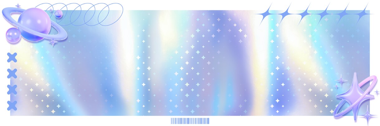 Y2Kな背景込みイラストを制作します Y2Kな一枚絵／配信サムネに映える／最短7日／商用利用OK イメージ3