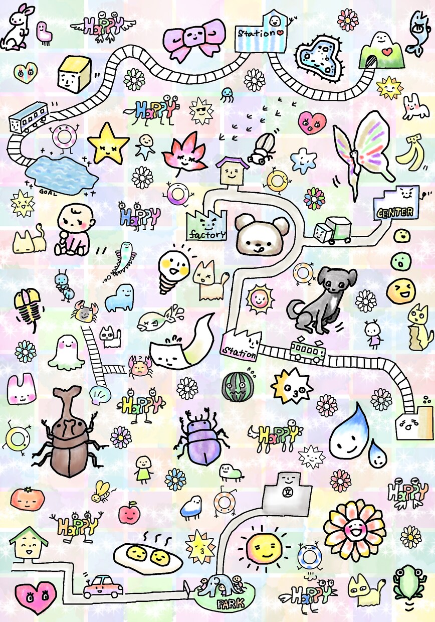 修正無制限★世界に1つのゆるポジティブ絵描きます SNSアイコン/似顔絵/ウェルカムボード/歌みた/ヘッダー イメージ7