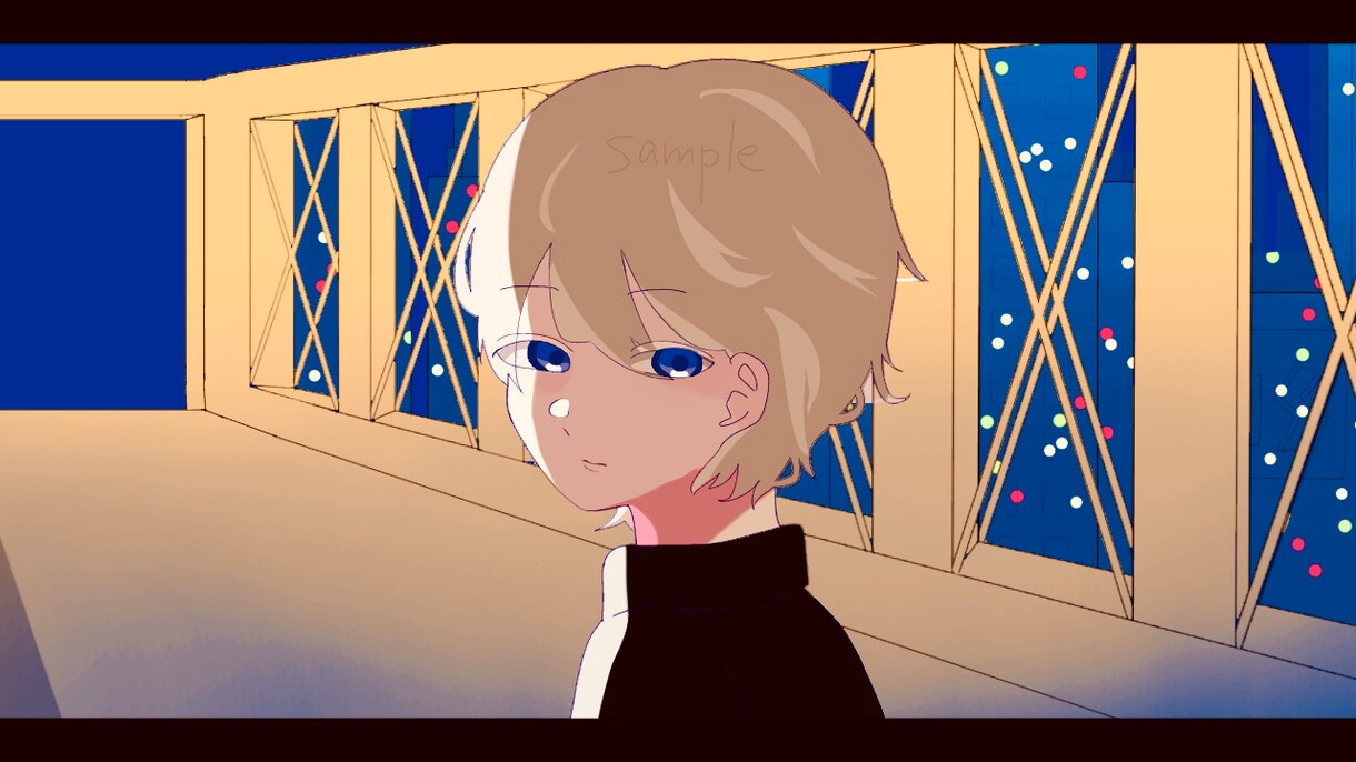 歌ってみたなどの動画用イラスト描きます 〜可愛い雰囲気からカッコイイ雰囲気まで〜 イメージ2