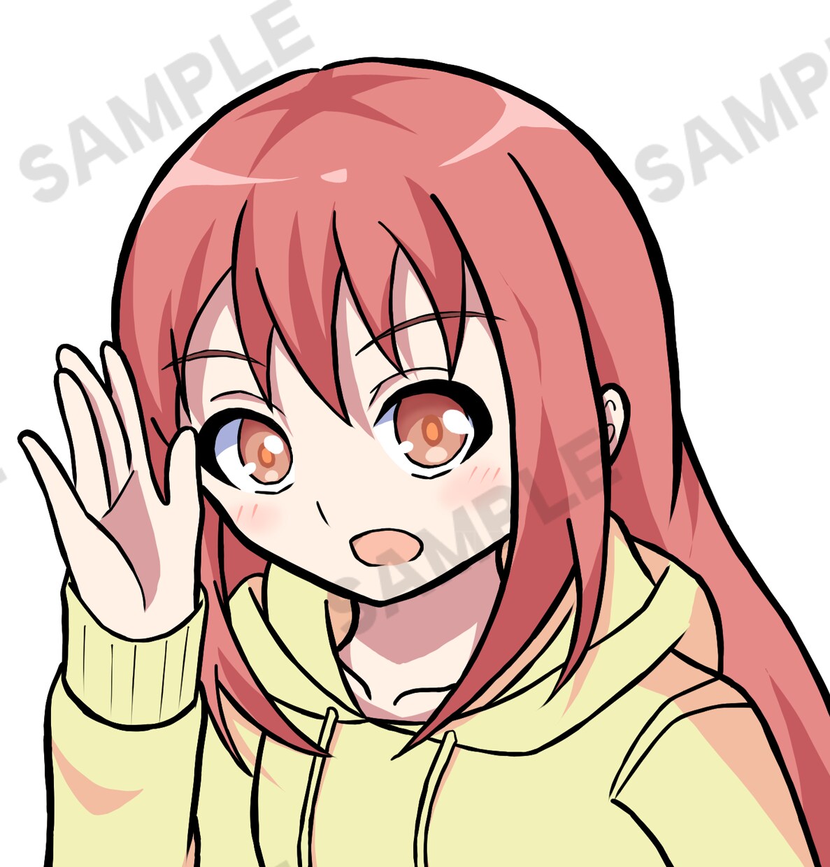 SNS用アイコン描きます 女の子のアイコンイラスト描きます！ イメージ2