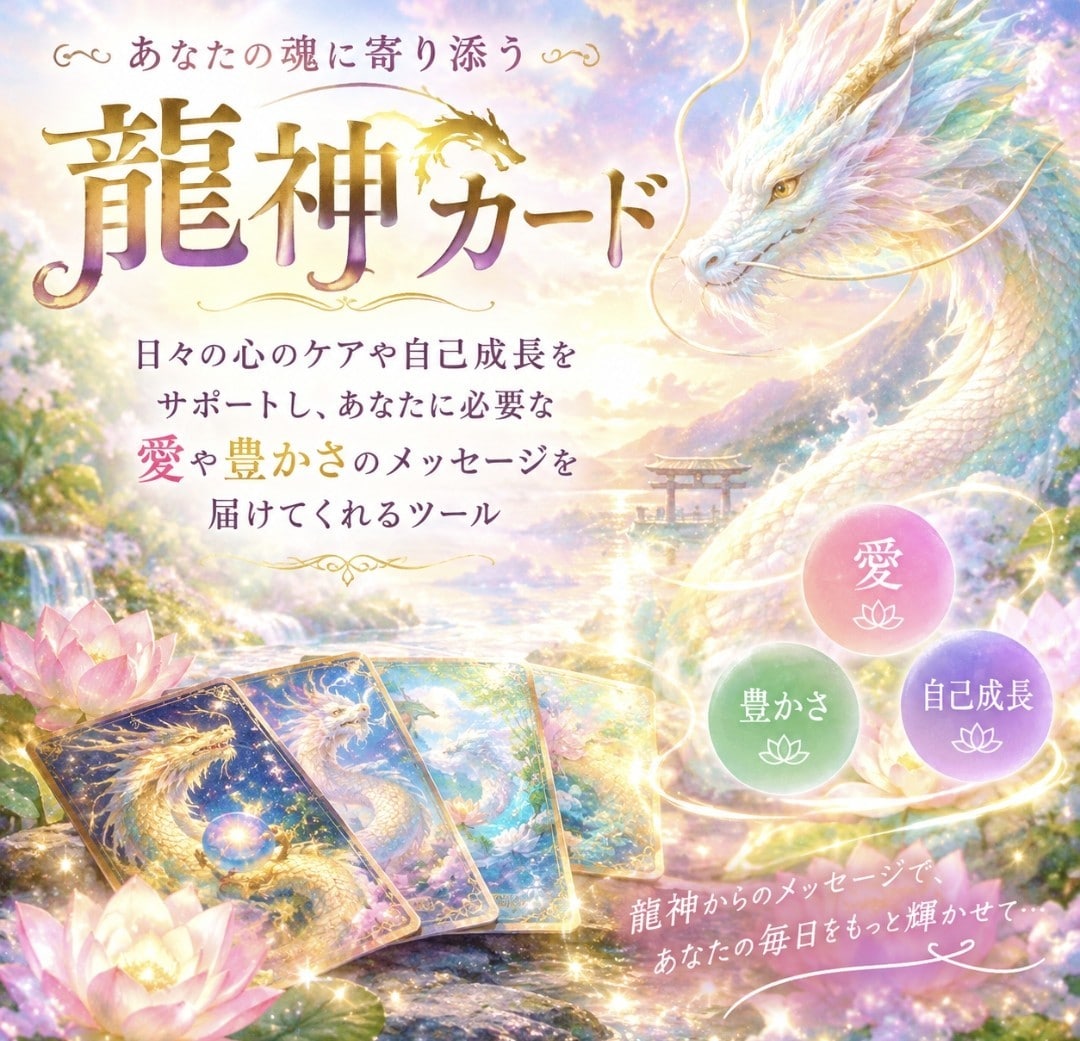 あなたに必要な愛と豊かさのメッセージをお届けします 龍神様から届く、愛と豊かさのメッセージをお伝えします イメージ1