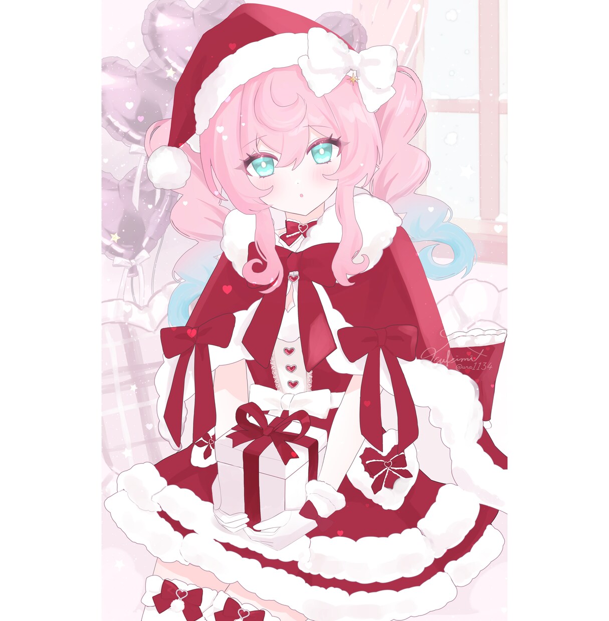 クリスマス量産イラストを制作します VTuberさんにもおすすめです！ イメージ1