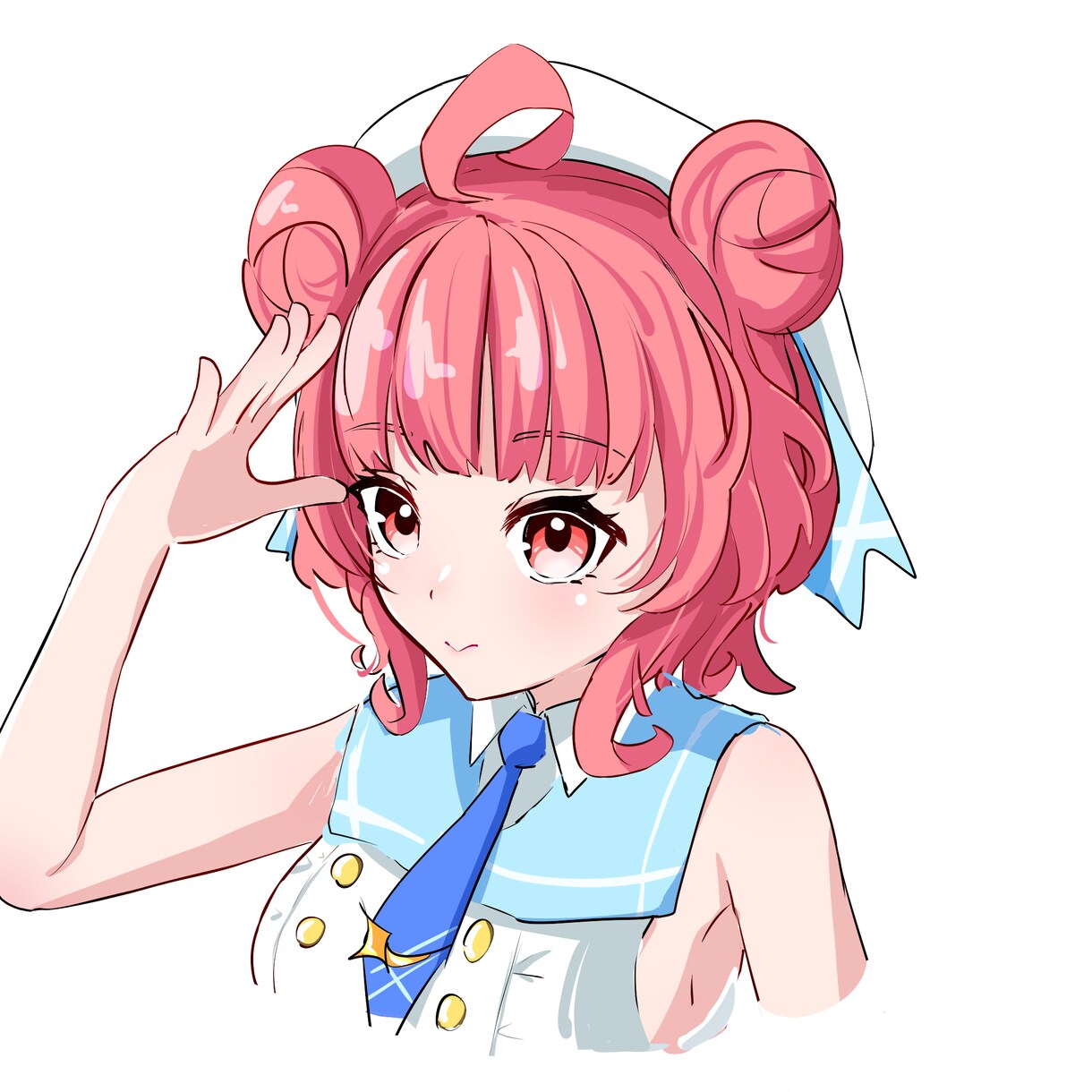 落書き描きます イメージのような肩上構図のイラストを描きます。 イメージ2