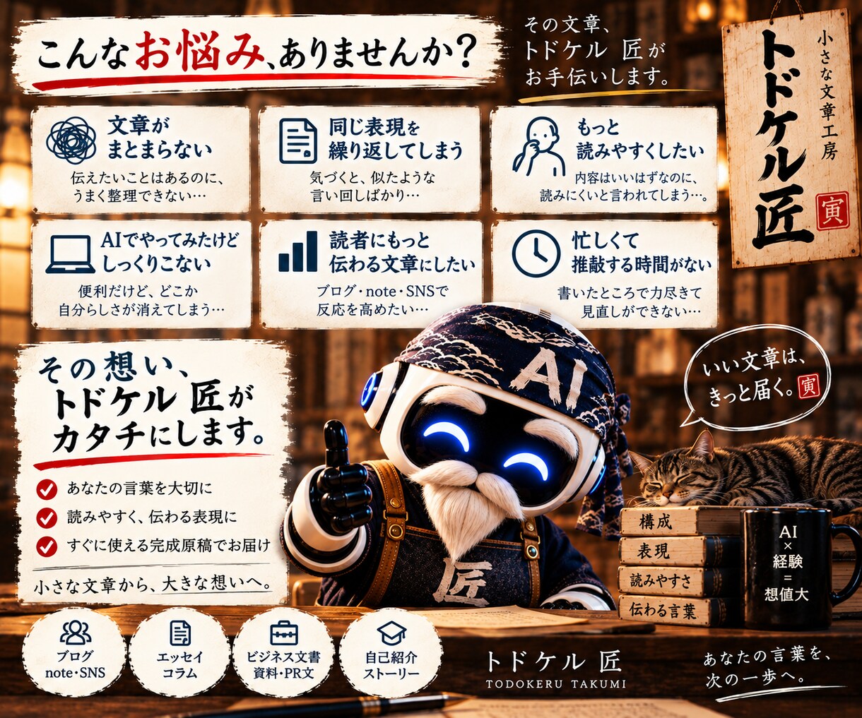 あなたの文章を読みやすくリライトします AIで磨き、人の目で丁寧に仕上げる文章工房です イメージ5