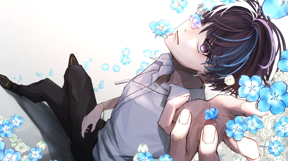 歌ってみた ボカロ曲等 魅せるイラスト描きます 丁寧なヒアリングでイメージに沿ったイラストを作成します イメージ8