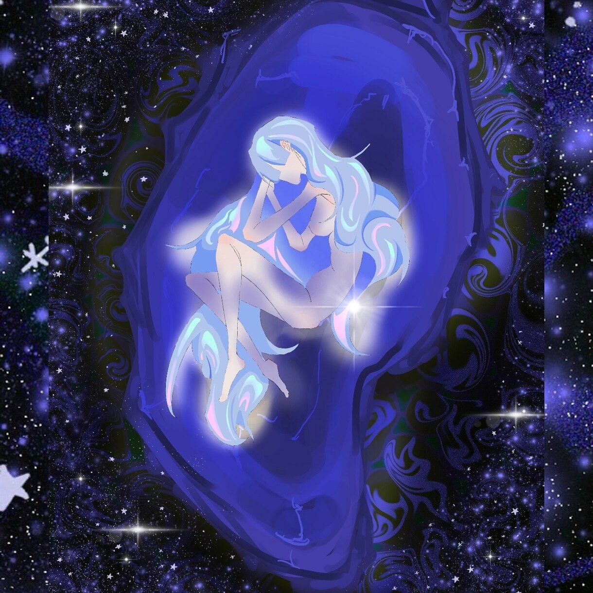 星‪☆や宇宙など、亜空間なイラストを描きます 星☆、宇宙など、可愛いイメージを実体化させるのが得意です!! イメージ2