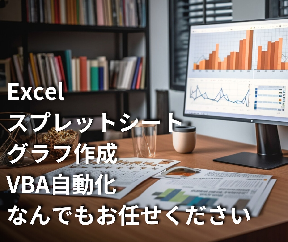 現役コンサルが自動化・見える化・集計をお助けします グラフ作成、VBA作成、資料作成なんでもOK！！ イメージ1
