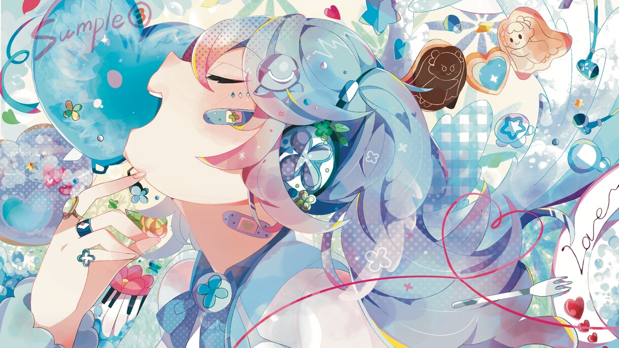 歌ってみた、動画イラスト描きます お急ぎ便7日〜納期あります!絵柄寄せも可能です◎ イメージ5