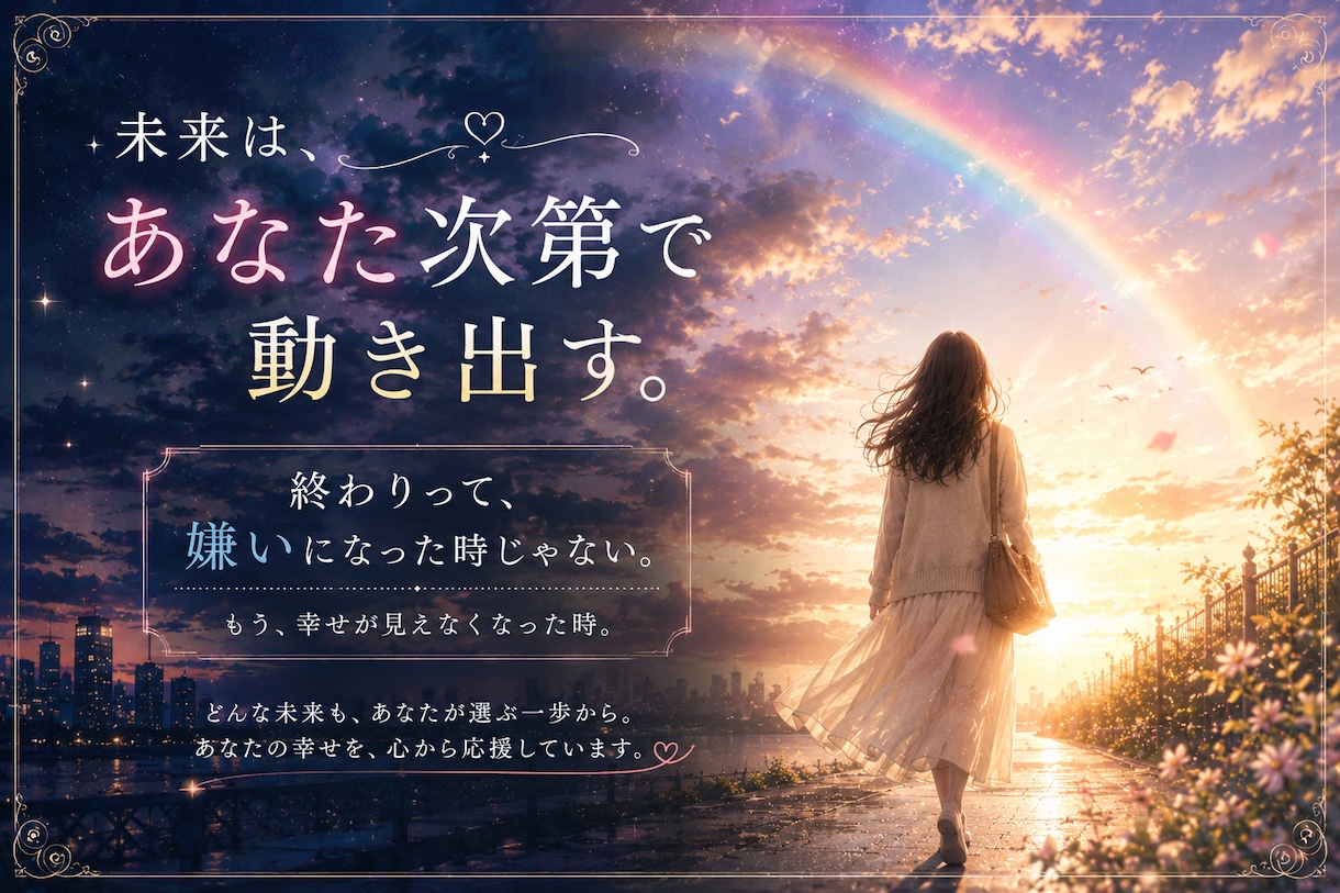 恋愛｜「いつか変わる」を待ち続ける恋 お聴きします あなたの時間は もっと大切にされていい。 イメージ4