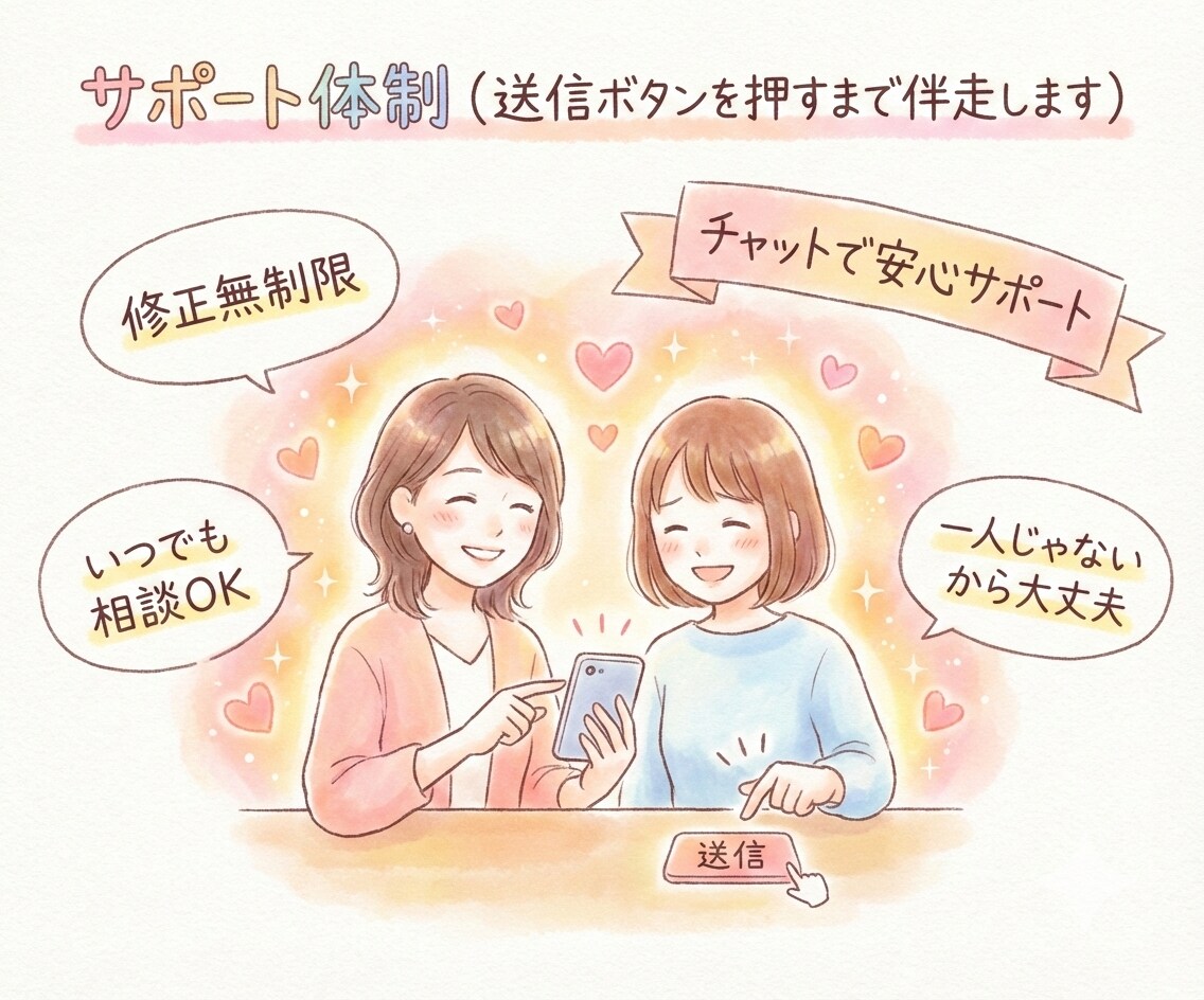 何時間も悩む連絡文。角が立たない言葉を作ります 職場や学校の人間関係。気疲れするあなたの本音を整えます。 イメージ10