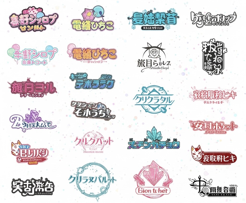 商用可！VTuberネームロゴなどデザインします ご依頼いただければ系統問わず作成させて頂きます！！！ イメージ6