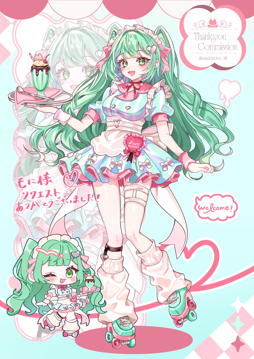 ポップでかわいい女の子かきます 立ち絵、歌コレ動画イラスト、Live2dイラスト実績あり イメージ2