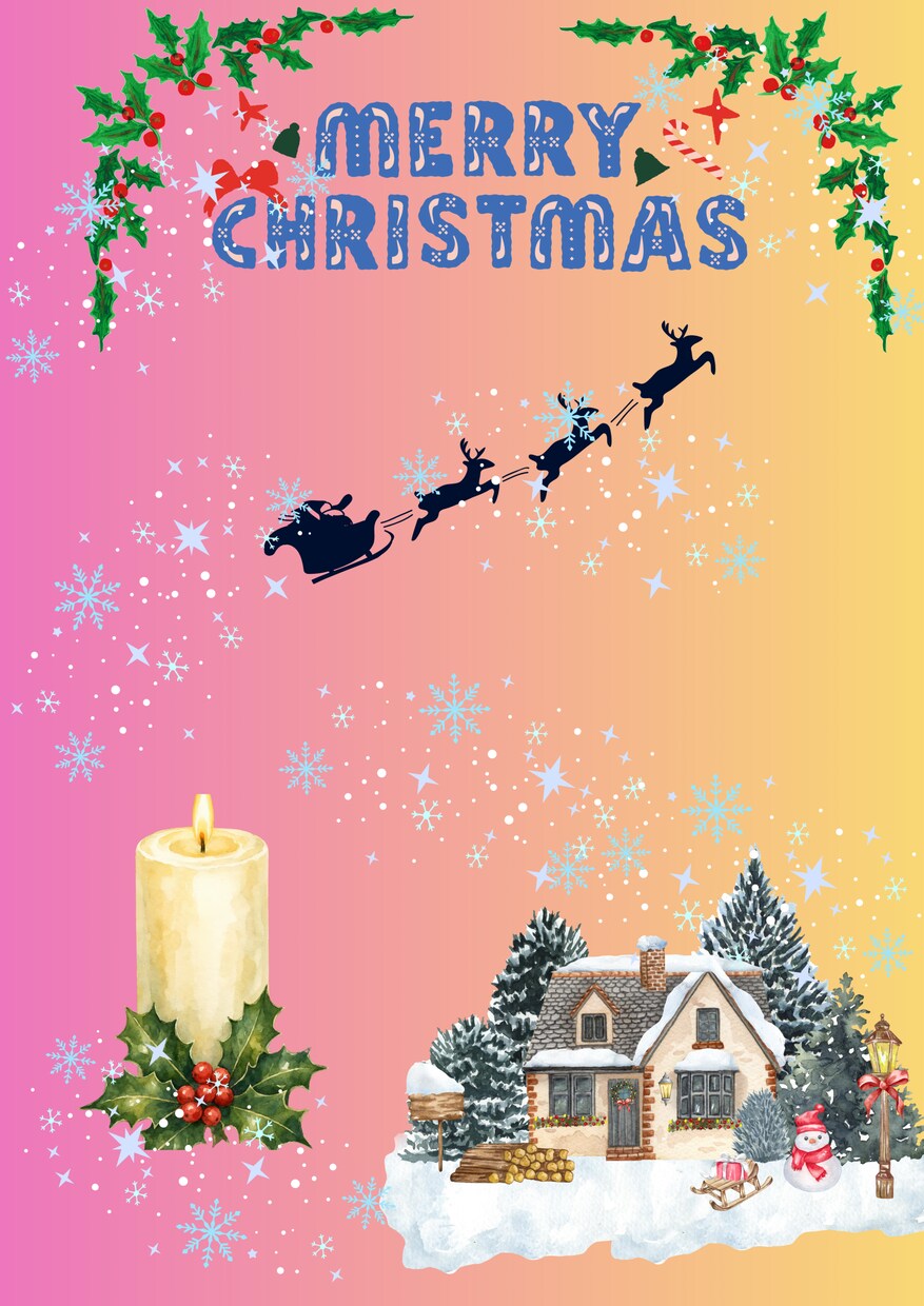 大人可愛いクリスマスデジタルペーパー５枚になります 高画質なクリスマスの背景デザイン・５枚セットをお届けします。 イメージ5