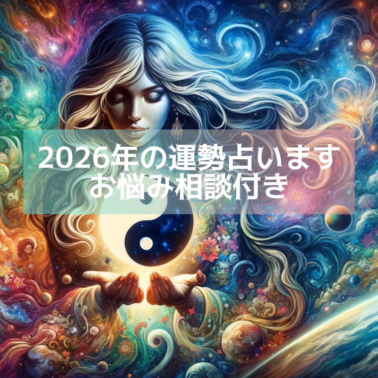 2026年の運勢を霊感霊視で鑑定します 全体的な運勢とお悩み相談2件(再質問１回付き)承ります イメージ1