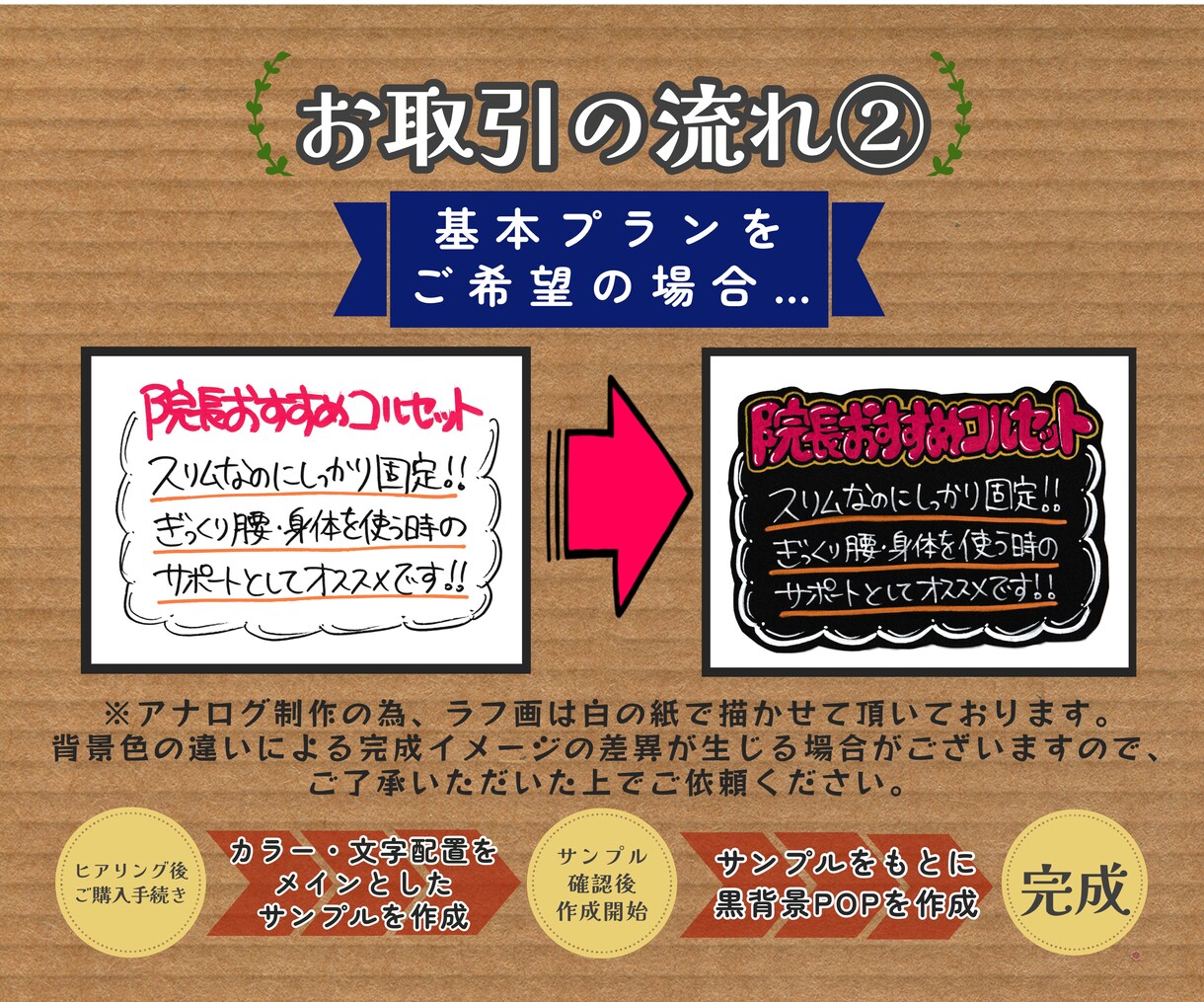 手描き感あふれるゆる〜いシンプルPOPお描きします 販促用はもちろん、贈り物に添えるメッセージカードにも◎ イメージ6