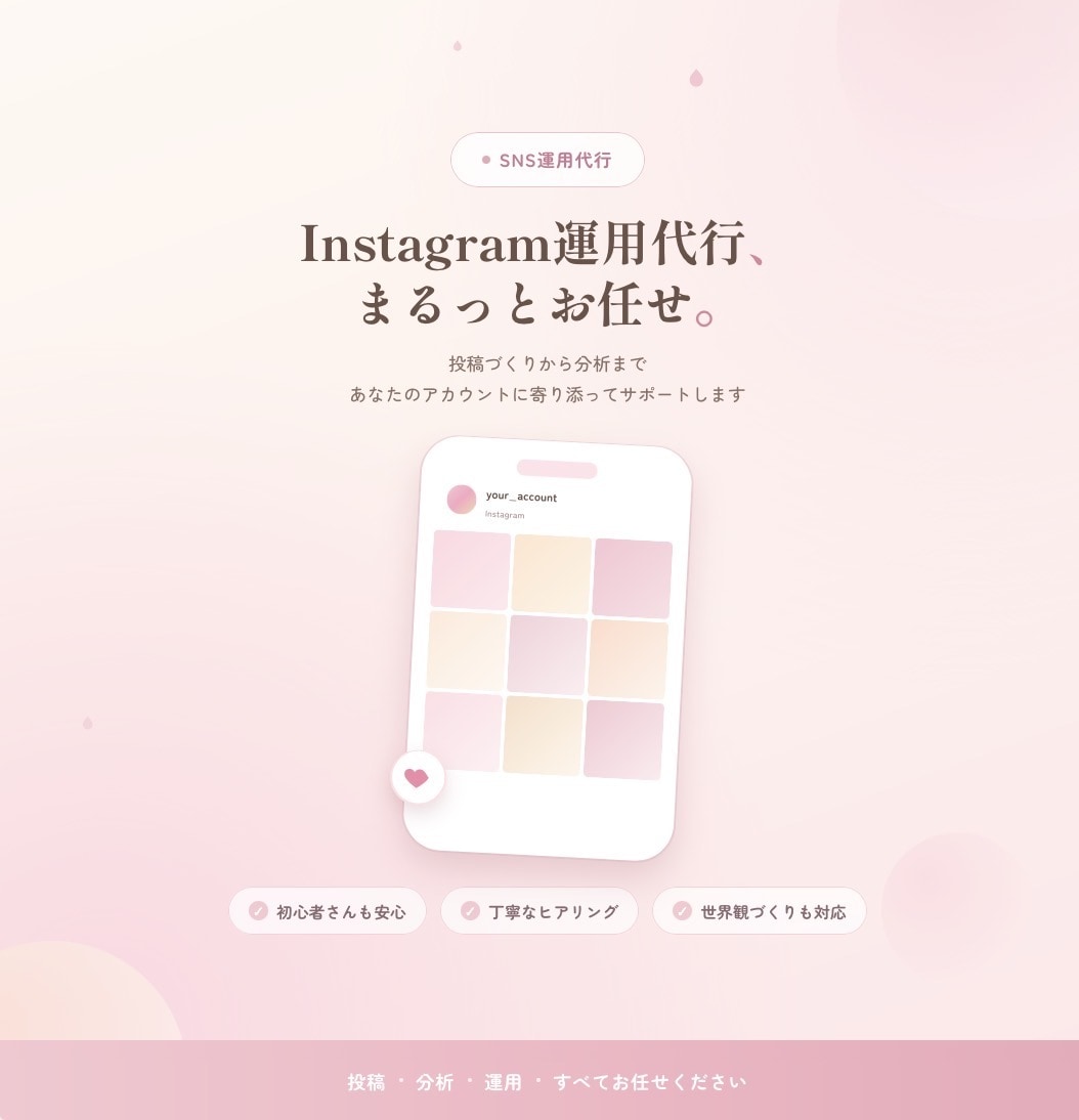 どんなアカウントも1万人まで伸ばします 8ヶ月で1万人まで伸ばしたインスタグラマーが直接サポート！ イメージ1