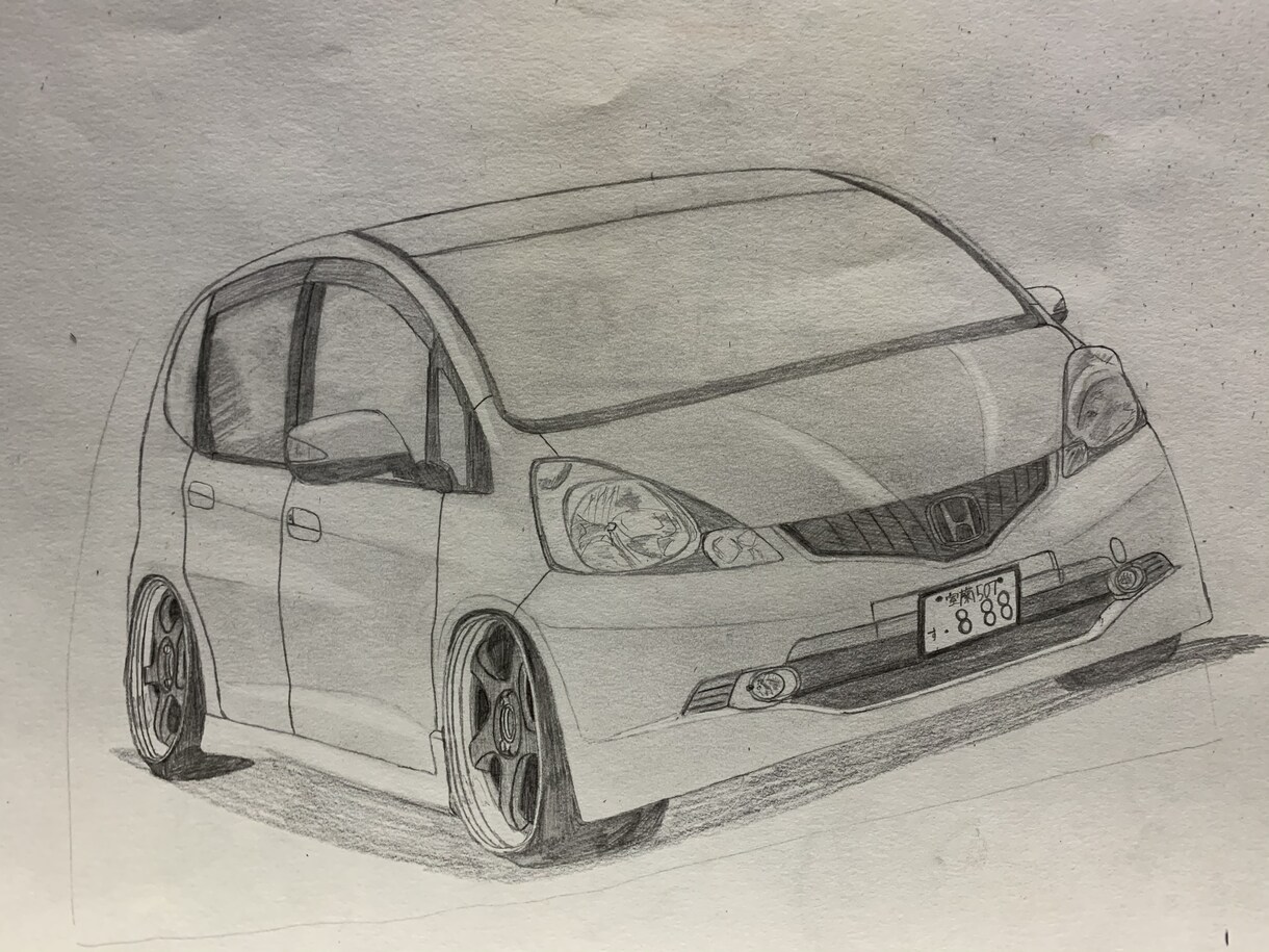 貴方様の愛車、好きな車の鉛筆画描きます 貴方の好きを絵にして残しませんか？ イメージ3
