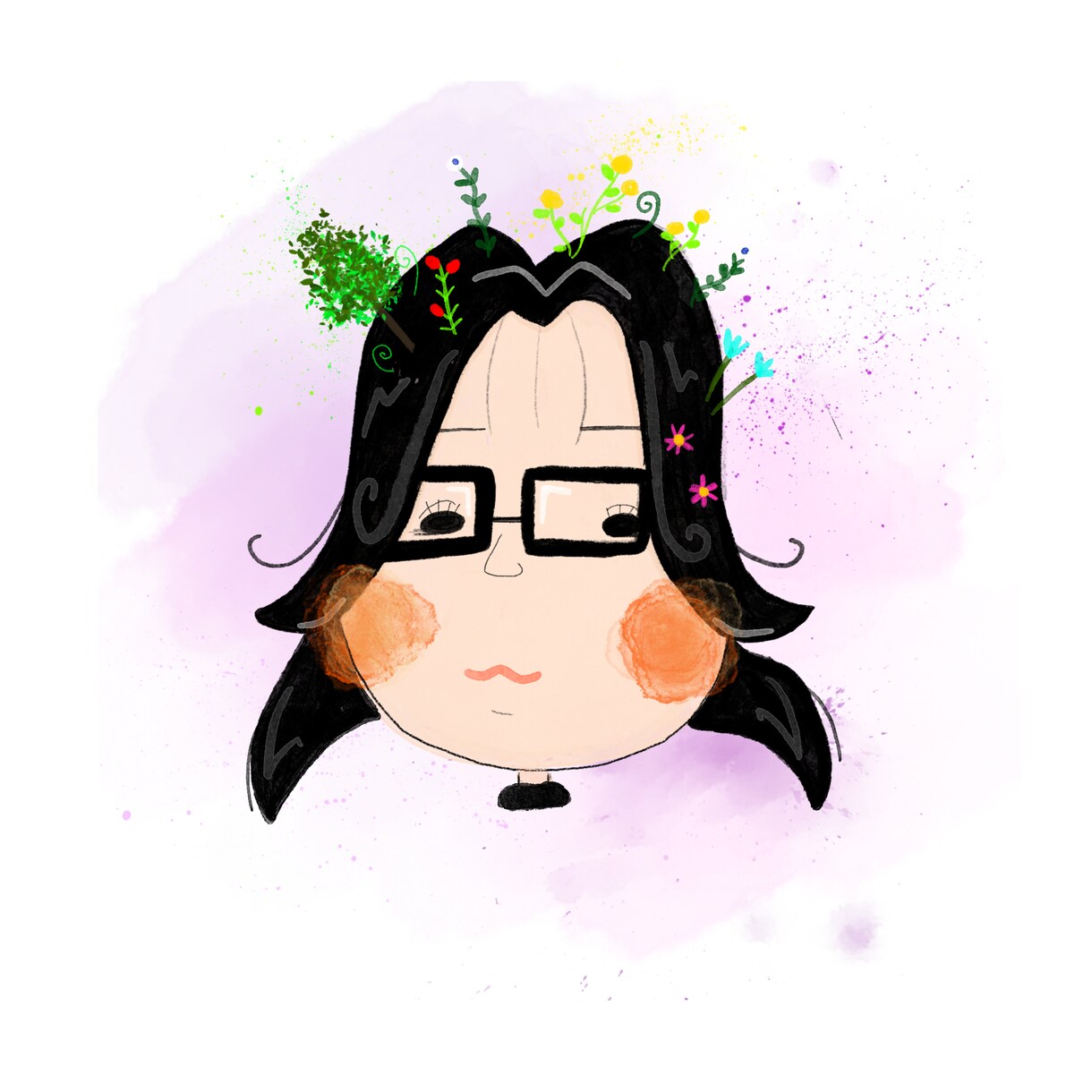 個性的で華やかな似顔絵を描きます どんな人にも幸せの花を咲かせたハッピーな似顔絵描きます！ イメージ5