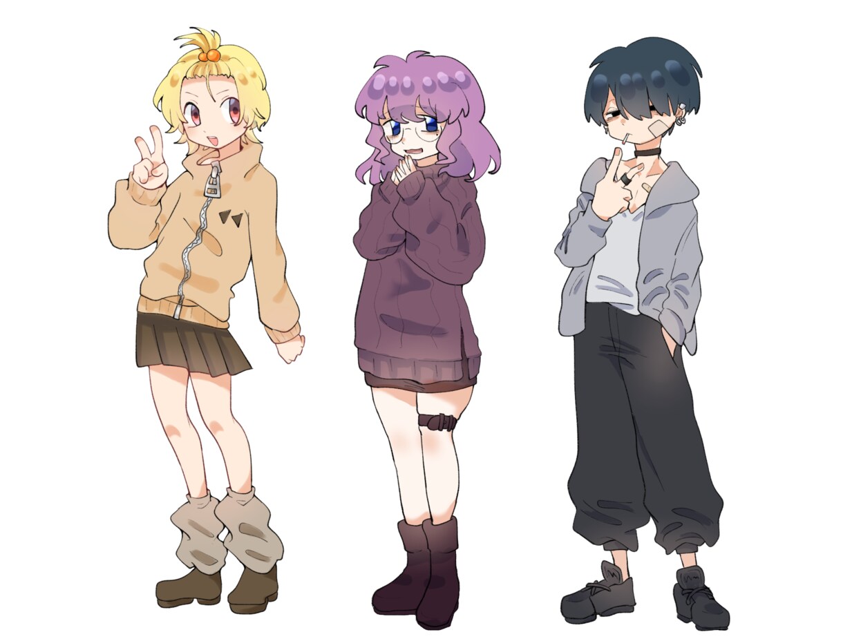 使いやすさ満点！立ち絵を描きます 少年少女からお姉さんお兄さんまで幅広いデザイン可能！ イメージ2