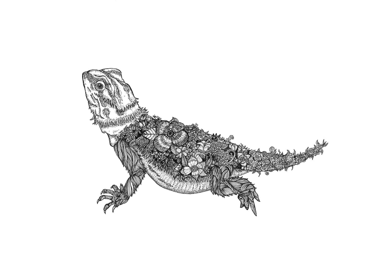 絵本や小説の挿絵を描きます 少しダークでホラーなテイストが得意手描き感を大切にしてます イメージ8